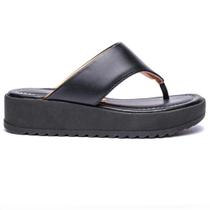 Chinelo Feminino Vizzano Plataforma Preto 6492