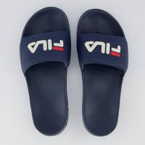 Chinelo Fila Drifter Basic Azul Marinho e Branco Chinelo Fila Drifter Basic Azul Marinho e Branco