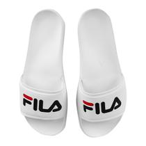 Chinelo Fila Drifter Bold Feminino - Branco e Marinho