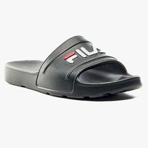Chinelo Fila Sleek Slide Masculino - Preto e Vermelho Chinelo Fila Sleek Slide Masculino - Preto e Vermelho