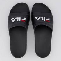 Chinelo Fila Sleek Slide Preto e Branco Chinelo Fila Sleek Slide Preto e Branco