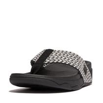 Chinelo FitFlop Surfa feminino preto multicolorido tamanho 9