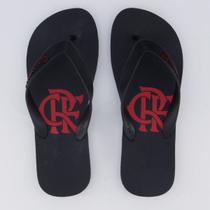 Chinelo Flamengo Basic CRF Preto e Vermelho
