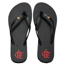 Chinelo Flamengo Basic Feminino Preto