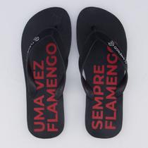 Chinelo Flamengo Uma Vez Flamengo Sempre Flamengo Preto