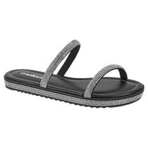 Chinelo Flat Feminino Moleca Tiras De Brilho 5413.826 Chinelo Flat Feminino Moleca Tiras De Brilho 5413.826