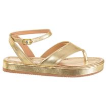 Chinelo Flatform Amarraçao Fivela Ajustavel Feminina Moda