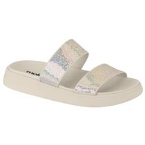 Chinelo Flatform Feminino Branco Off Moleca 5469.131