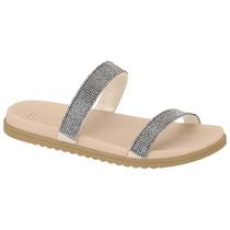 Chinelo Flatform Tira Dupla Creme Beira Rio 8529.101