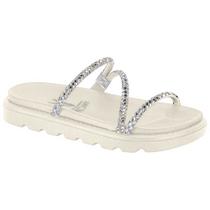 Chinelo Flatform Tiras Branco Off Furtacor Vizzano 6459.118 Chinelo Flatform Tiras Branco Off Furtacor Vizzano 6459.118