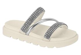 Chinelo Flatform Vizzano Nova Yorque Tiras Strass 6459.133