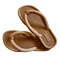 Chinelo Flip Flop Feminino Caramelo Leve Macio Confortável