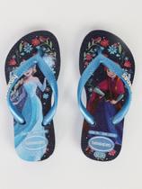 Chinelo Frozen Havaianas Juvenil Para Menina - MARINHO/AZUL Chinelo Frozen Havaianas Juvenil Para Menina - MARINHO/AZUL
