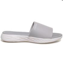 Chinelo Gaspea Skechers On The Go 600 Feminino Cinza - Chinelo Gaspea Skechers On The Go 600 Feminino Cinza -
