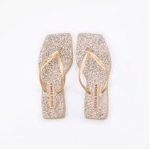 Chinelo Giulia Domna Glitter Brilho