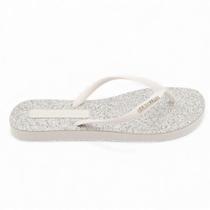 Chinelo Giulia Domna Havaí Bico Oval Glitter