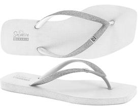 Chinelo Glitter Ramarim Feminino BRANCO