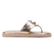 Chinelo Godiva De Dedo Solado Flatform Feminino Dourado