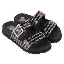 Chinelo Grendene Barbie Slide Logomania Juvenil