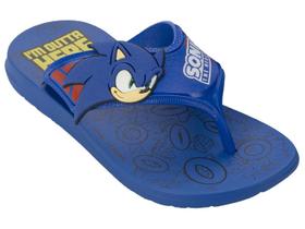 Chinelo Grendene Kids Sonic Rings de Dedo Menino Infantil - Ref 23162