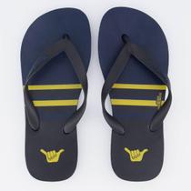 Chinelo Hang Loose HLFM0027 Preto e Marinho