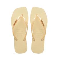 Chinelo havaiana slim square logo metallic feminino original Chinelo havaiana slim square logo metallic feminino original