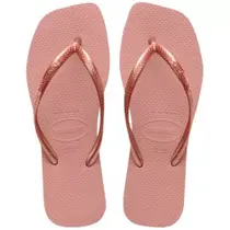 Chinelo Havaiana Slim Square Rosa Crocus Chinelo Havaiana Slim Square Rosa Crocus
