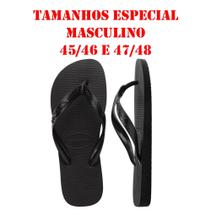 Chinelo Havaianas 45/46 e 47/48 Original Top Preto ou Branco