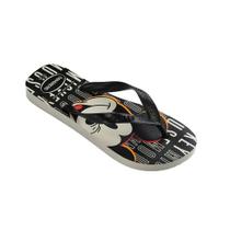 Chinelo Havaianas Adulto Mickey Preto/Branco