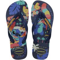 Chinelo Havaianas Adulto Top Disney Stitch e Pato Donald