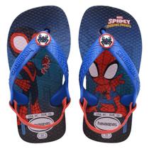 Chinelo Havaianas Baby Homem Aranha Marvel bebê Elastico