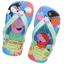 Chinelo Havaianas Baby Peppa Pig Infantil Menino Menina Original NF Chinelo Havaianas Baby Peppa Pig Infantil Menino Menina Original NF