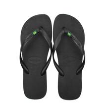 Chinelo Havaianas Bandeira Brasil Masculino Preto