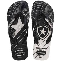 Chinelo Havaianas Botafogo Topm Times - Masculino - Branco p Chinelo Havaianas Botafogo Topm Times - Masculino - Branco p
