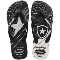 Chinelo Havaianas Botafogo Topm Times - Masculino - Branco p Chinelo Havaianas Botafogo Topm Times - Masculino - Branco p