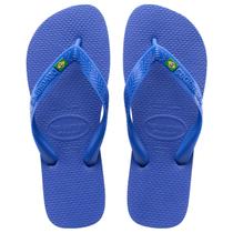 Chinelo Havaianas Brasil Bandeirinha Unissex Correia Grossa Original Azul Naval