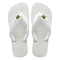 Chinelo Havaianas Brasil Brancas