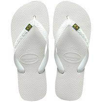 Chinelo Havaianas Brasil - Branco - 37/38