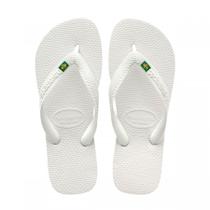 Chinelo Havaianas Brasil Branco Adulto As Legitimas Original