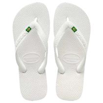 Chinelo Havaianas Brasil Branco Top Lançamento H001 - Feminino