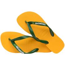 Chinelo Havaianas Brasil Logo - Amarelo Pop