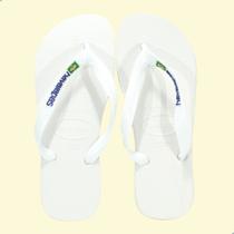 Chinelo Havaianas Brasil Logo Branco