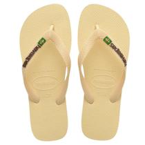 Chinelo Havaianas Brasil Logo Cor:ButtercreamTamanhos:37/38 Chinelo Havaianas Brasil Logo Cor:ButtercreamTamanhos:37/38