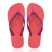 Chinelo Havaianas Brasil Logo - Coral Tamanho:39/40Cor:CoralGênero:Feminino