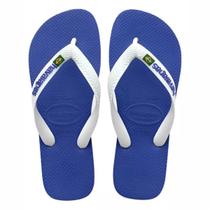 Chinelo Havaianas Brasil Logo Unissex Azul Naval