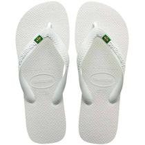 Chinelo Havaianas Brasil - Unissex - Branco - 3536