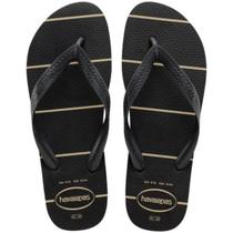 Chinelo Havaianas Color Essential Masculino - Preto e Bege