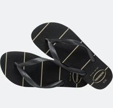 Chinelo Havaianas Color Essential - Preto - Tam 39/40