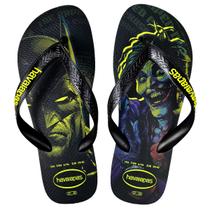 Chinelo Havaianas DC Batman Preto Conforto Estilo Original