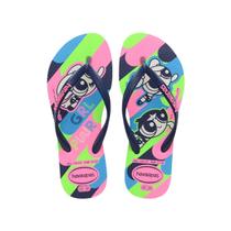 Chinelo Havaianas De Dedo Kids Slim Powerpuff Branco